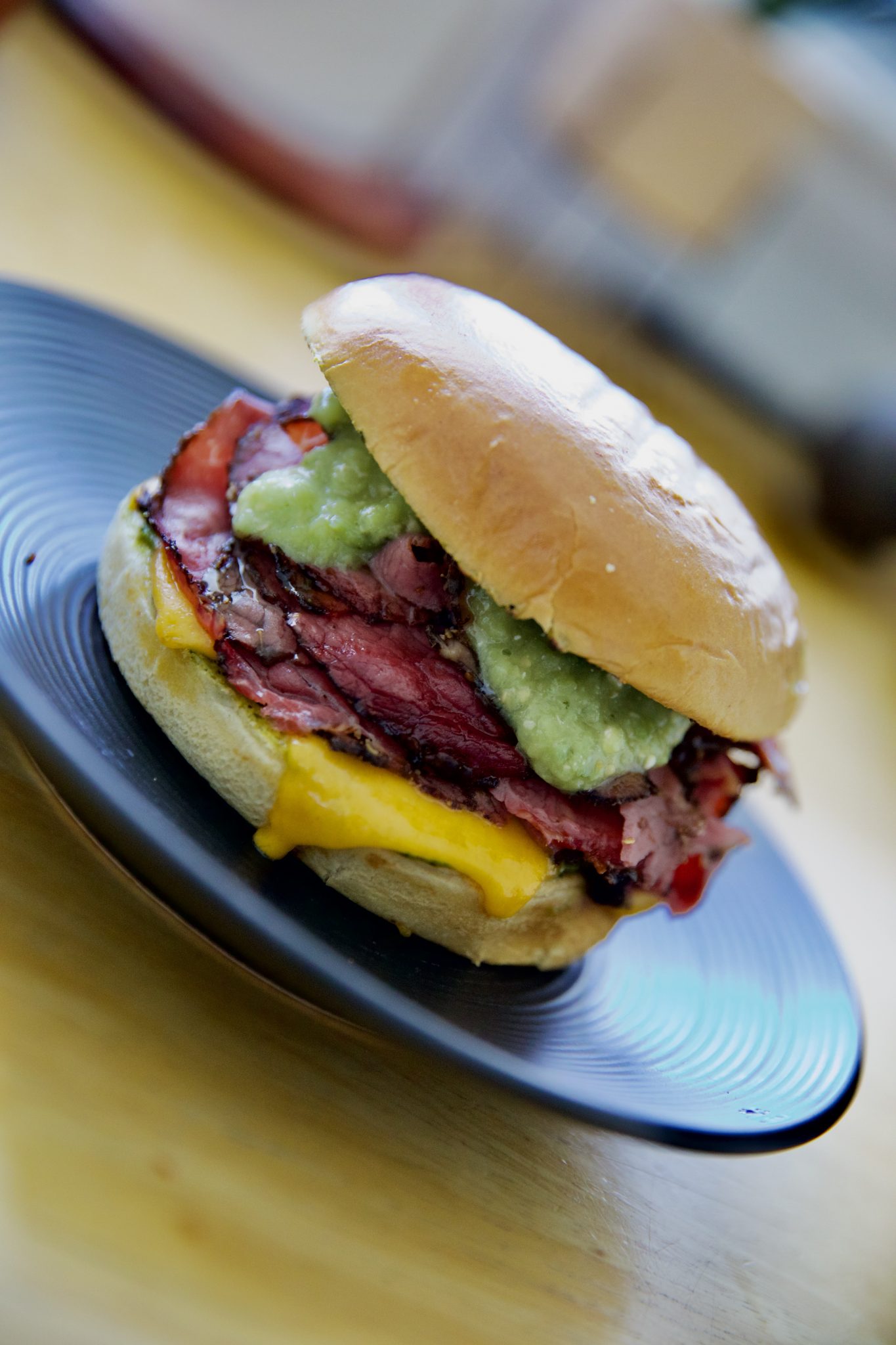 Pastrami Chile Verde Sandwich Juan Verduzco